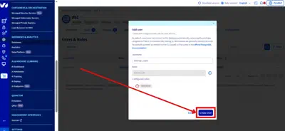 Create Backup User