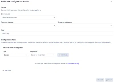 Creating a configuration bundle