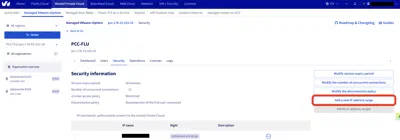 OVHcloud vCenter allow list