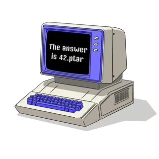 Hitchhiker's Guide, a Nestor sticker
