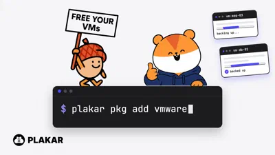 Backing up VMware for free with Plakar OSS