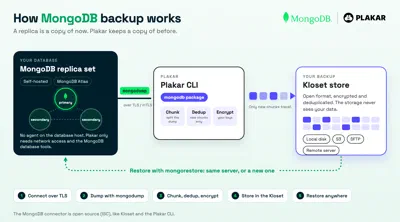 Backing up MongoDB with Plakar